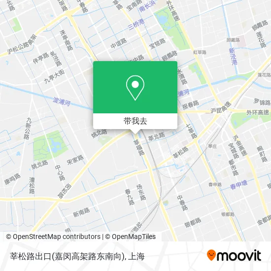 莘松路出口(嘉闵高架路东南向)地图