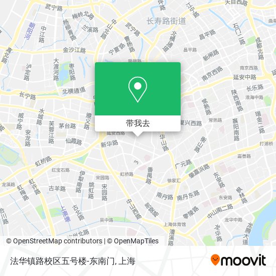 法华镇路校区五号楼-东南门地图