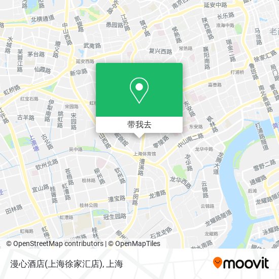 漫心酒店(上海徐家汇店)地图