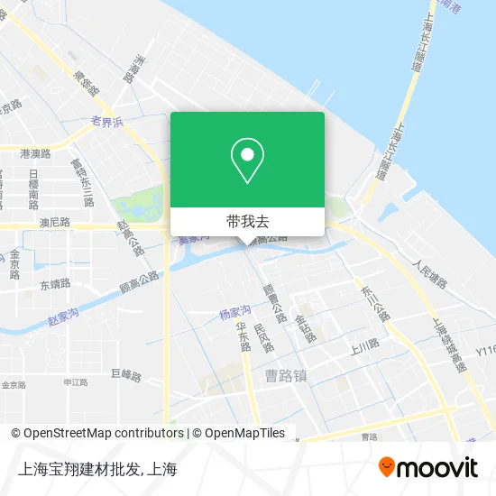 上海宝翔建材批发地图