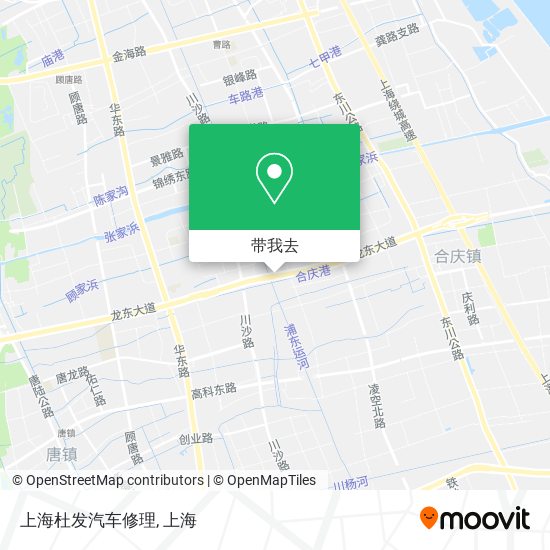 上海杜发汽车修理地图