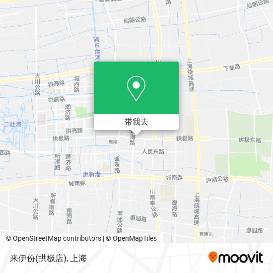 来伊份(拱极店)地图