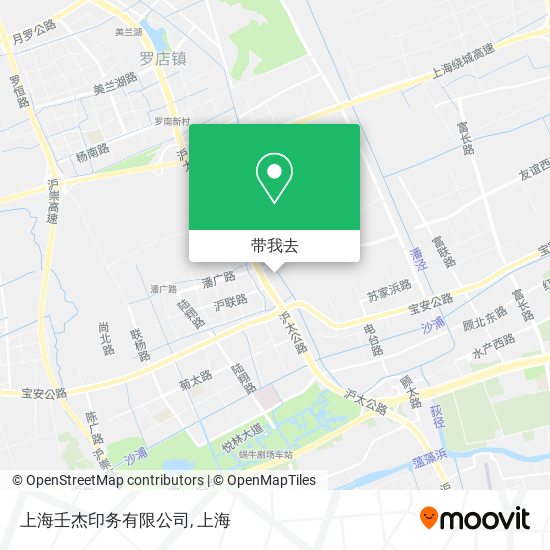 上海壬杰印务有限公司地图