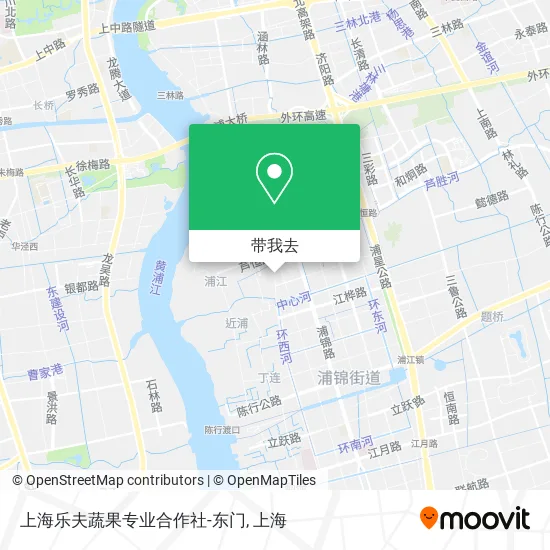 上海乐夫蔬果专业合作社-东门地图