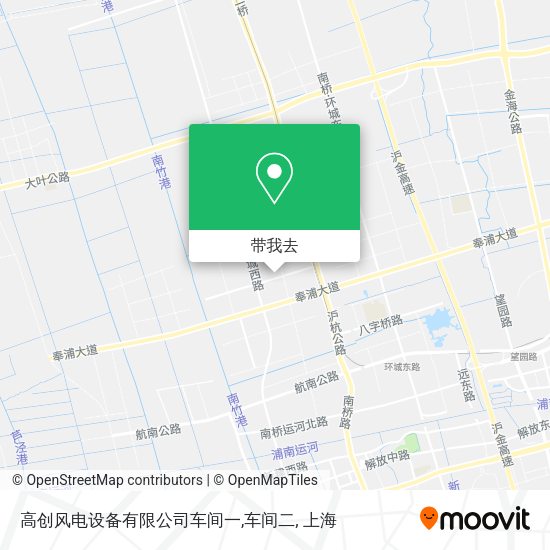 高创风电设备有限公司车间一,车间二地图
