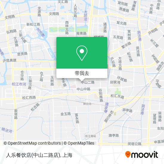 人乐餐饮店(中山二路店)地图
