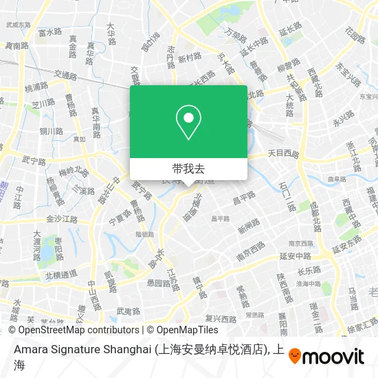 Amara Signature Shanghai (上海安曼纳卓悦酒店)地图