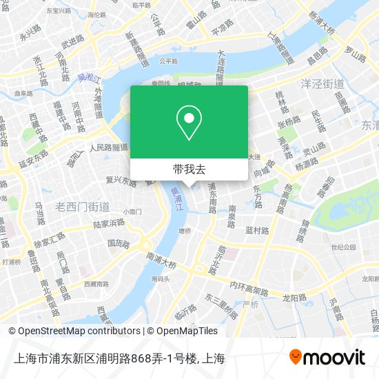 上海市浦东新区浦明路868弄-1号楼地图
