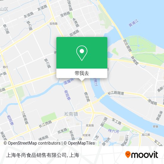 上海冬尚食品销售有限公司地图
