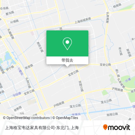 上海格宝韦达家具有限公司-东北门地图