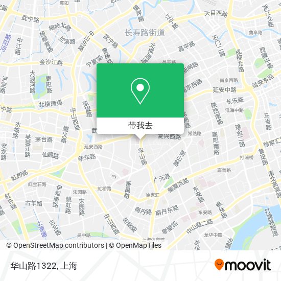 华山路1322地图