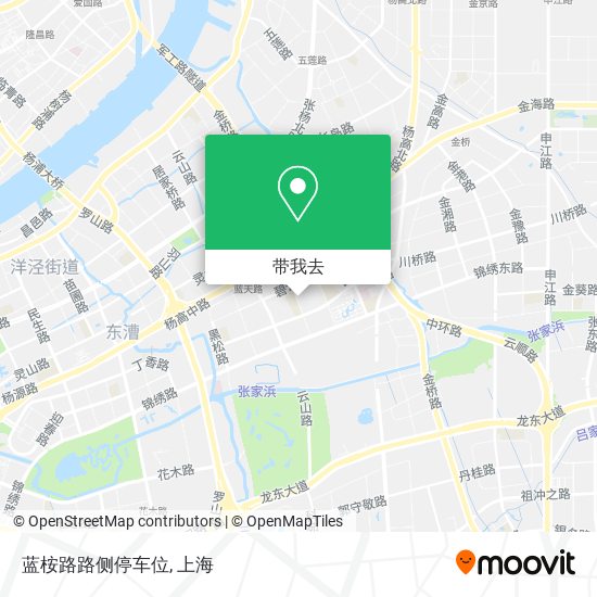 蓝桉路路侧停车位地图