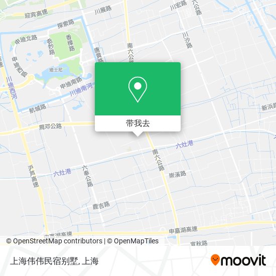 上海伟伟民宿别墅地图