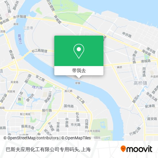 巴斯夫应用化工有限公司专用码头地图