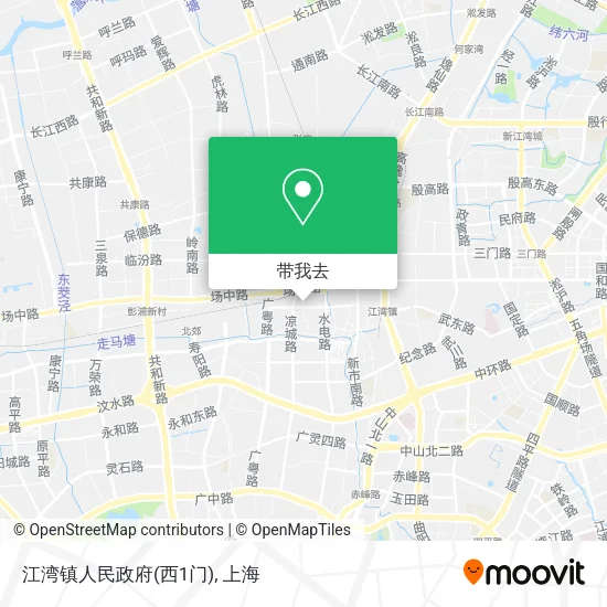 江湾镇人民政府(西1门)地图