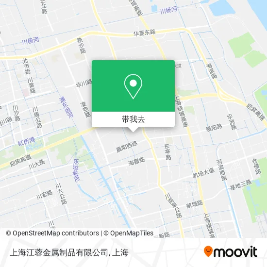 上海江蓉金属制品有限公司地图