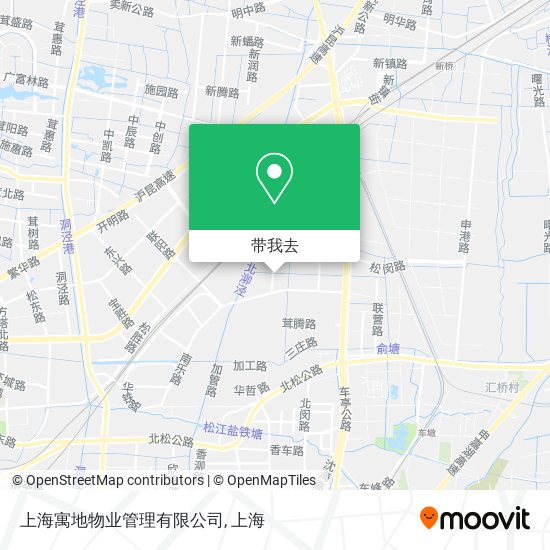 上海寓地物业管理有限公司地图