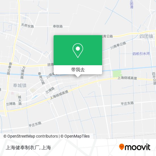 上海健奉制衣厂地图