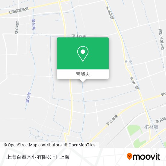 上海百奉木业有限公司地图