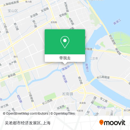 吴淞都市经济发展区地图