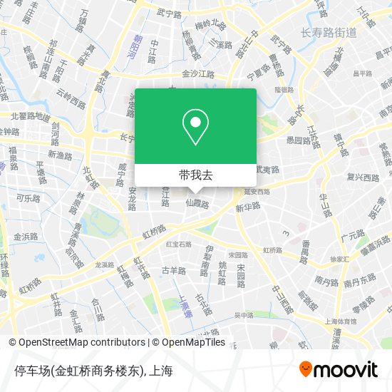 停车场(金虹桥商务楼东)地图