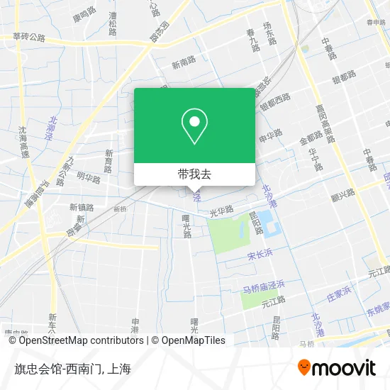 旗忠会馆-西南门地图