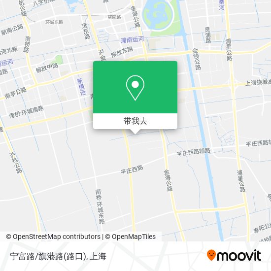 宁富路/旗港路(路口)地图