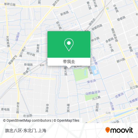 旗忠八区-东北门地图