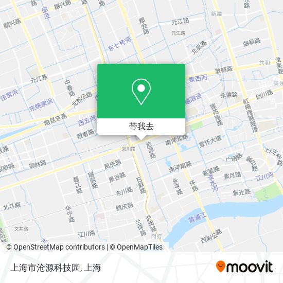 上海市沧源科技园地图