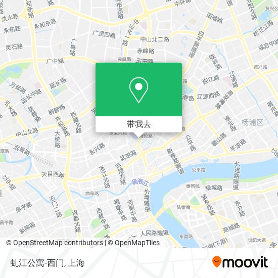 虬江公寓-西门地图
