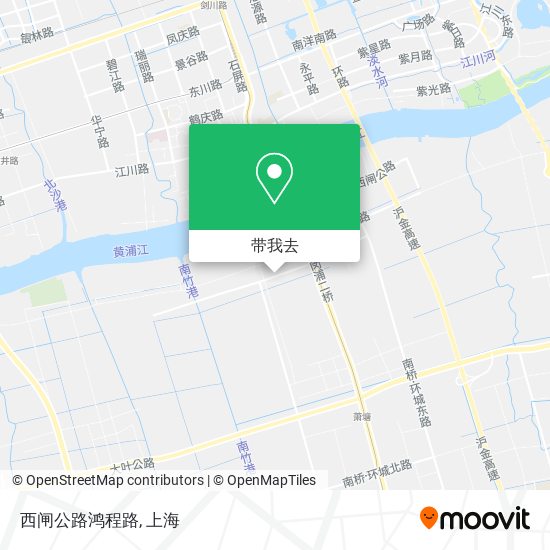 西闸公路鸿程路地图