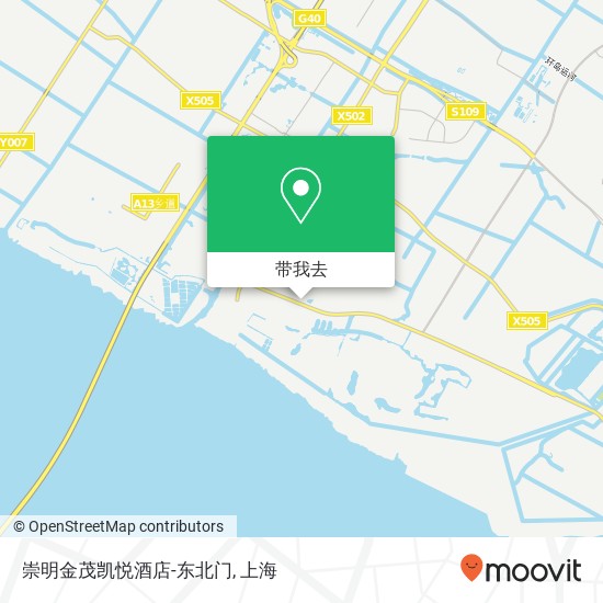 崇明金茂凯悦酒店-东北门地图