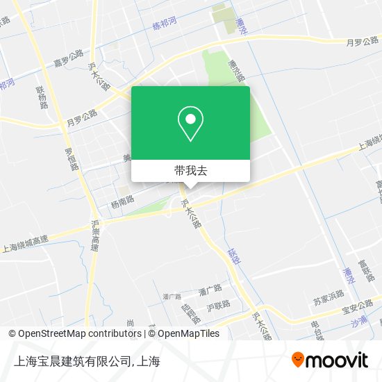 上海宝晨建筑有限公司地图