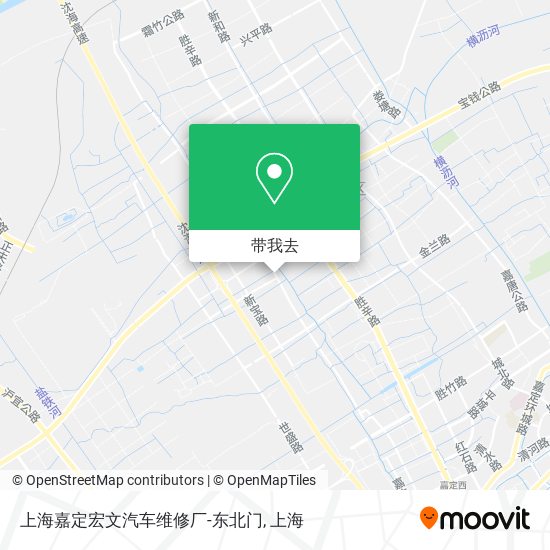 上海嘉定宏文汽车维修厂-东北门地图