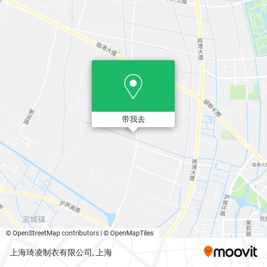 上海琦凌制衣有限公司地图