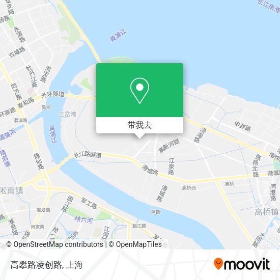 高攀路凌创路地图