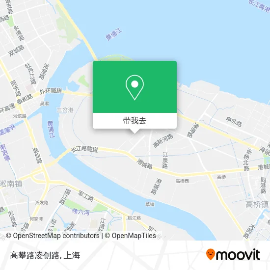 高攀路凌创路地图