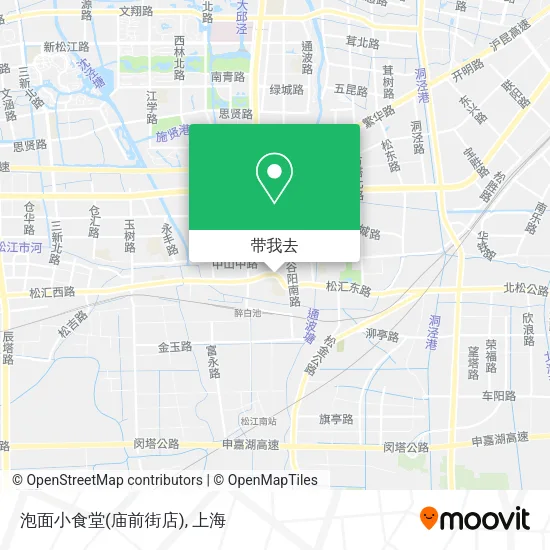 泡面小食堂(庙前街店)地图