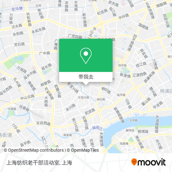 上海纺织老干部活动室地图
