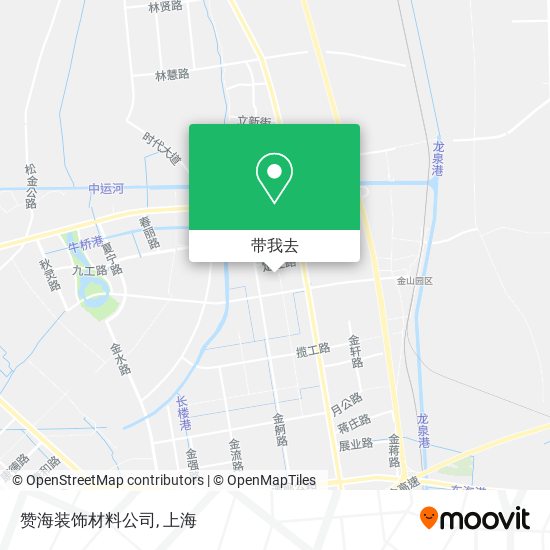 赞海装饰材料公司地图