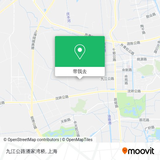 九江公路潘家湾桥地图