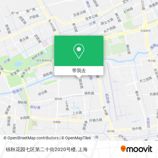 锦秋花园七区第二十街2020号楼地图