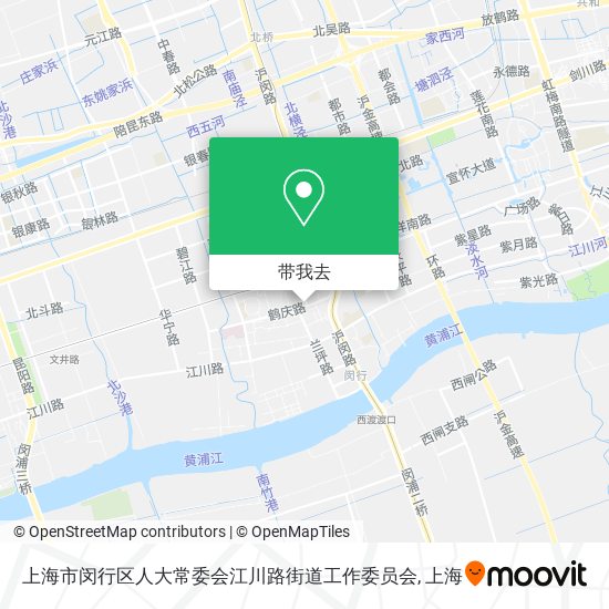 上海市闵行区人大常委会江川路街道工作委员会地图