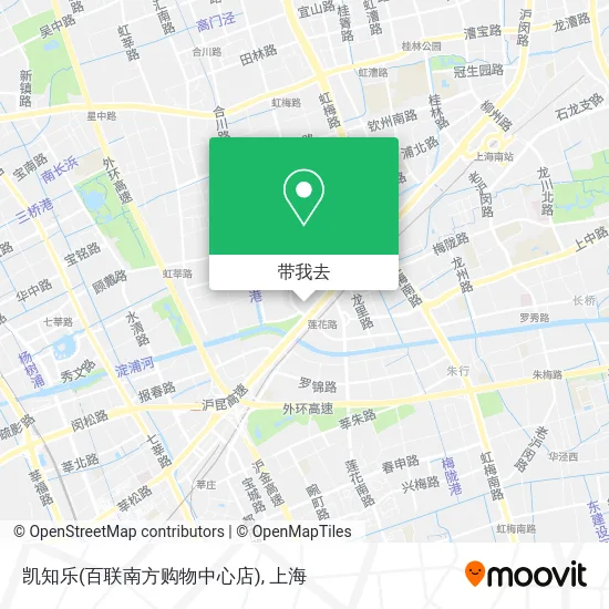 凯知乐(百联南方购物中心店)地图