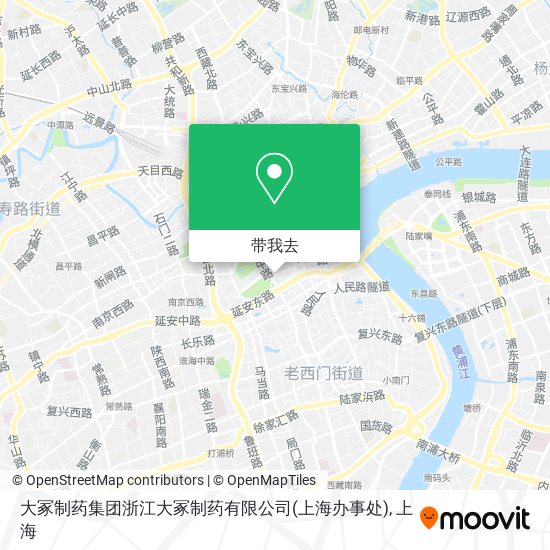 大冢制药集团浙江大冢制药有限公司(上海办事处)地图