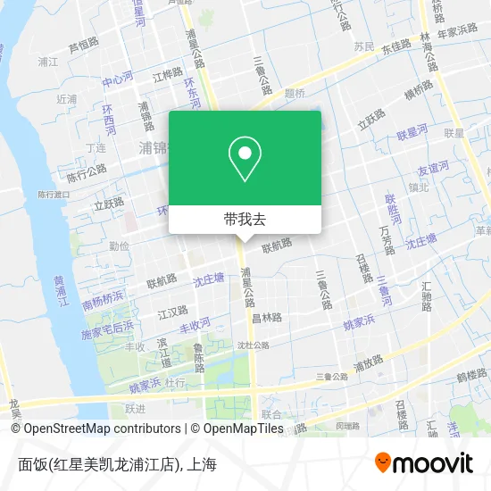 面饭(红星美凯龙浦江店)地图
