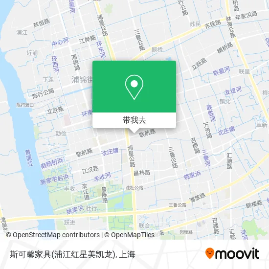 斯可馨家具(浦江红星美凯龙)地图