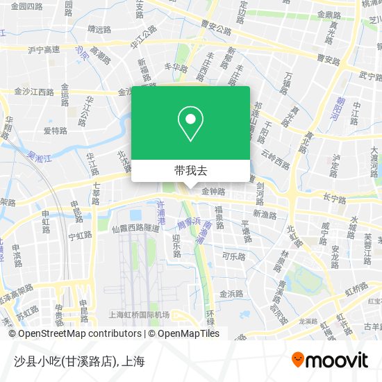 沙县小吃(甘溪路店)地图