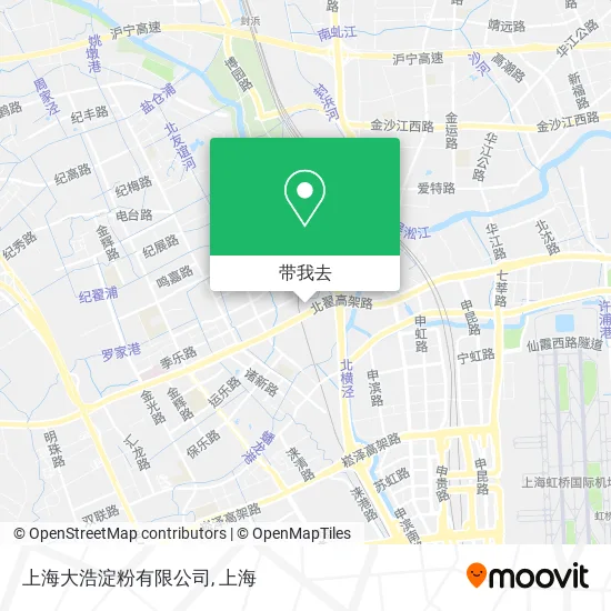 上海大浩淀粉有限公司地图