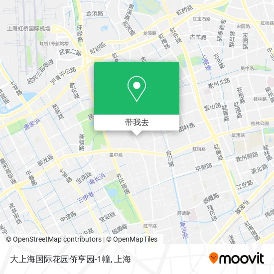 大上海国际花园侨亨园-1幢地图